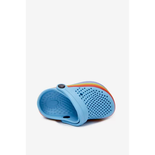  Dětské pantofle BOTO D2016/D2015 LIGHT BLUE 
