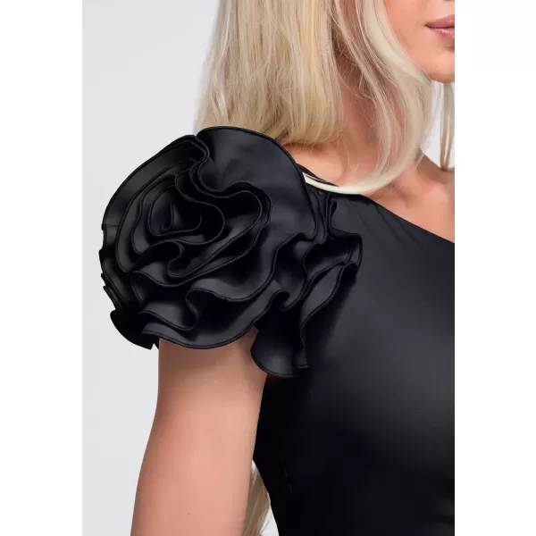  Dámské šaty LARICA LA-OM-DLR377 BLACK 