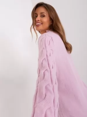 Dámský svetr WOOL FASHION ITALIA AT-SW-2235.00P BRIGHT PURPLE