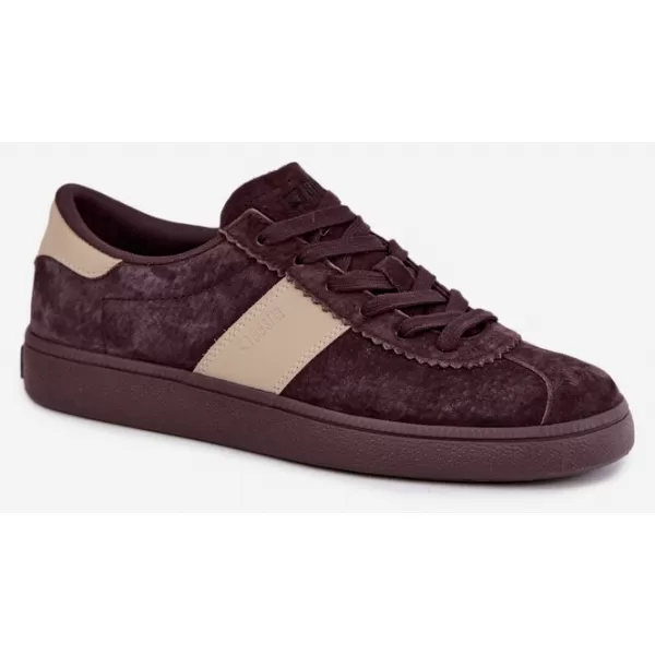  Dámské tenisky BIG STAR SHOES UU274438 BROWN/BEIGE SHADOWS 