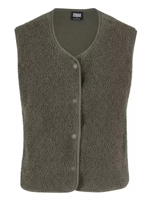 Dámská vesta URBAN CLASSICS TB8011 PALE OLIVE
