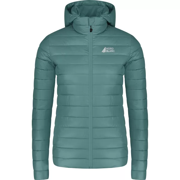  Dámská prošívaná bunda NORDBLANC NIMBUS WJL8395 ZELENÁ 