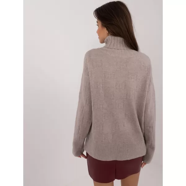  Dámský svetr WOOL FASHION ITALIA AT-SW-2342-1.35 BEIGE 