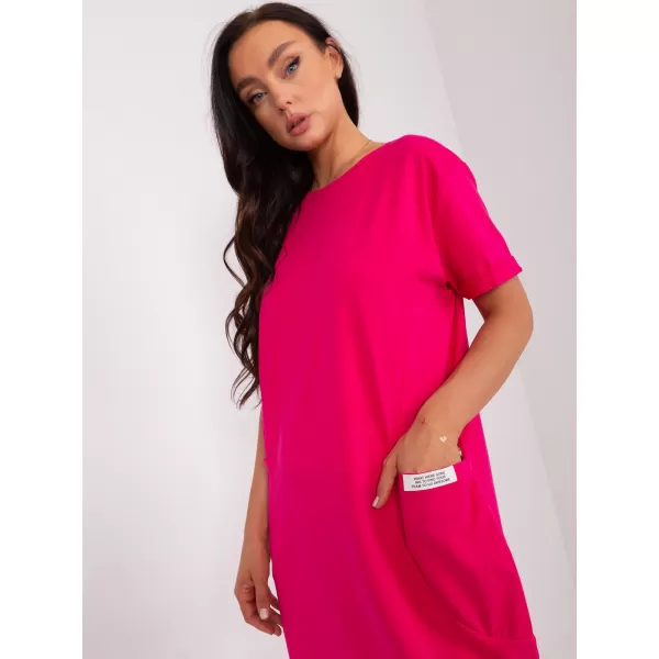  Dámské šaty RUE PARIS RV-SK-8724-1.91 FUCHSIA 