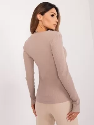 Dámská halenka RELEVANCE RV-BZ-9112.48P DARK BEIGE