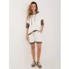 Dámský komplet RUE PARIS RV-KMPL-A1309.74 WHITE/BROWN