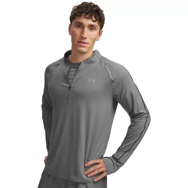  Pánské triko UNDER ARMOUR UA VELOCITI HALF ZIP 6013909-709 ZELENÁ 