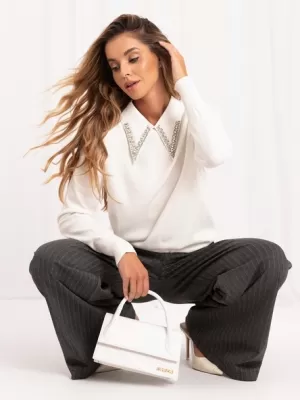 Dámský svetr ITALY MODA IR-SW-57939-2.18 ECRU