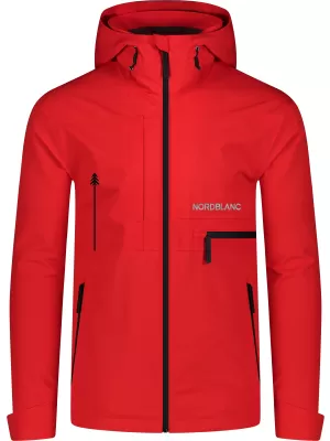 Pánská nepromokavá bunda NORDBLANC RIGID NBSJM8313 ČERVENÁ