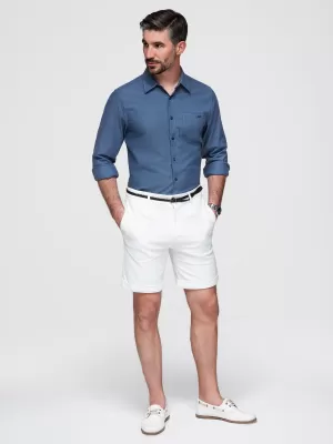 Pánská košile OMBRE K695 DENIM