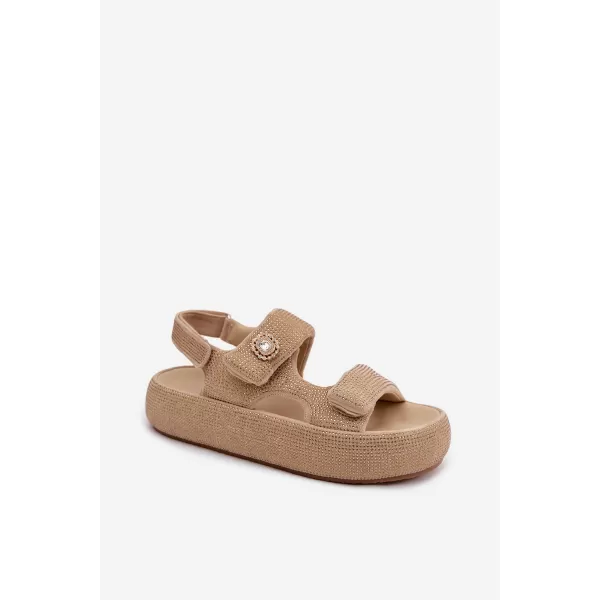  Dámské sandály GOE TT2N4101 BEIGE 