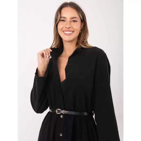  Dámské šaty ITALY MODA MI-SK-92400.17 BLACK 