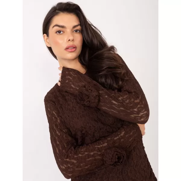  Dámské šaty ITALY MODA IT-SK-9913.30 DARK BROWN 