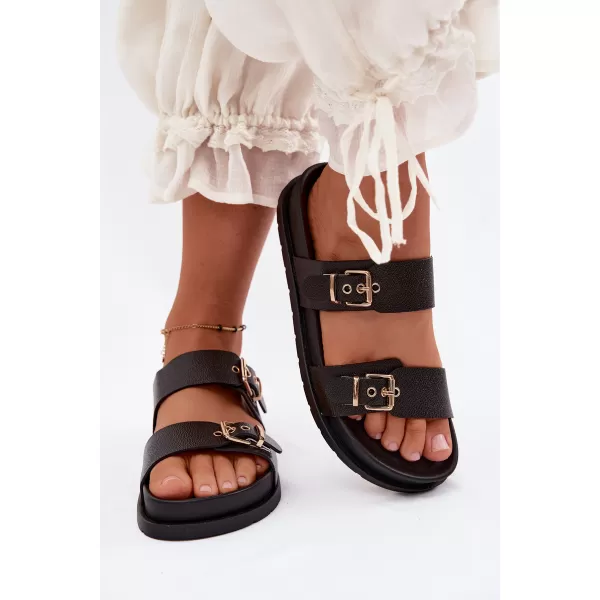  Dámské nazouváky BOTO LS-873-01 BLACK 