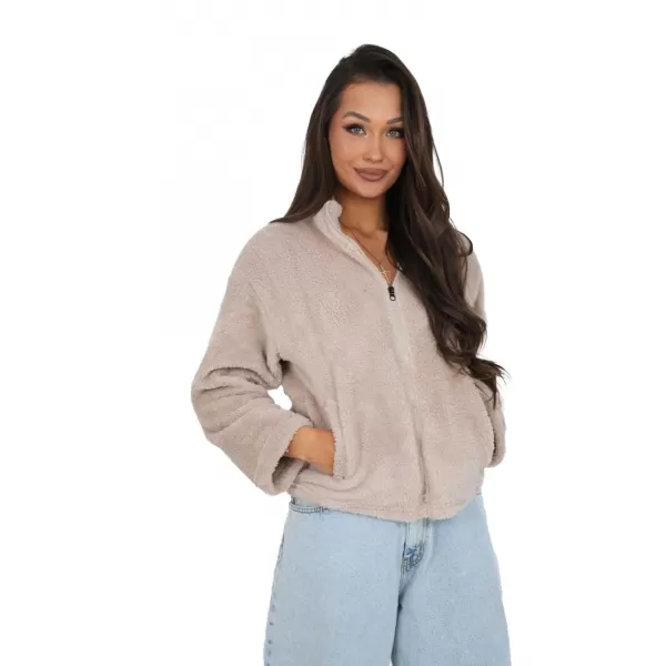  Dámská mikina FACTORY PRICE CS-BL-BT1033.09 LIGHT BEIGE 