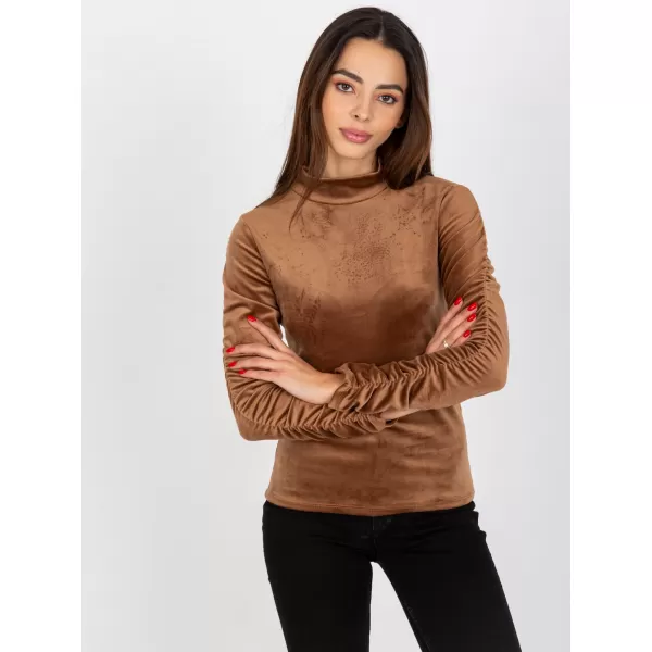  Dámská halenka RUE PARIS RP-BZ-8181.45P BROWN 