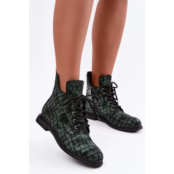  Dámské kotníkové boty ARTIKER 55C1325 GREEN/BLACK 