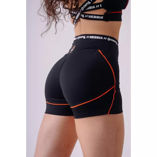  Dámské kraťasy NEBBIA OLYMPIA HIGH-WAIST 937 BLACK 