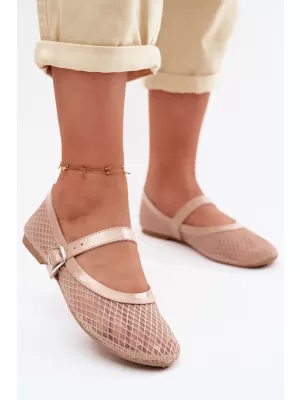 Dámské baleríny BOTO 26BL02-9968 BEIGE
