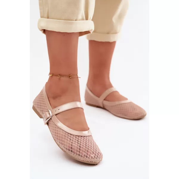  Dámské baleríny BOTO 26BL02-9968 BEIGE 