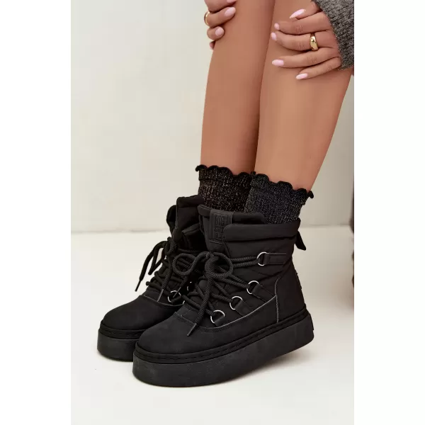  Dámské sněhule BIG STAR SHOES UU274189 BLACK 
