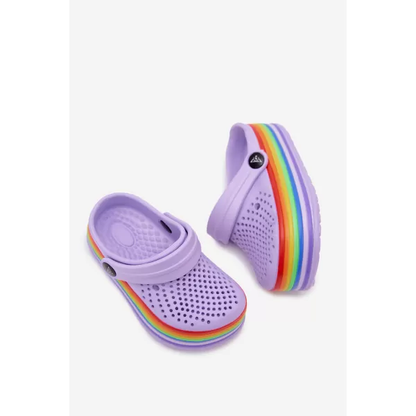  Dětské pantofle BOTO D2016/D2015 PURPLE 