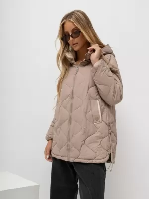 Dámská bunda FACTORY PRICE MBM-KR-2319.37 BEIGE
