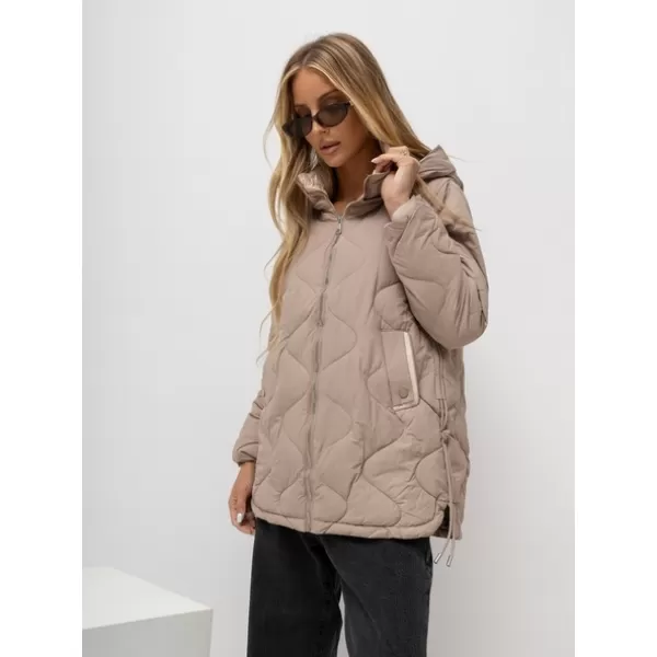  Dámská bunda FACTORY PRICE MBM-KR-2319.37 BEIGE 