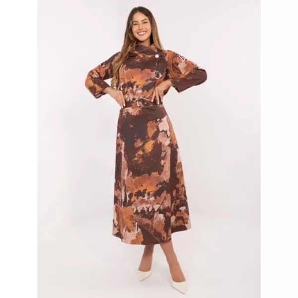  Dámská sukně ITALY MODA IT-SD-18951-2.04 DARK GREEN 