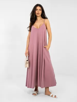 Dámské šaty RUE PARIS RV-SK-A1088.29 DARK PINK