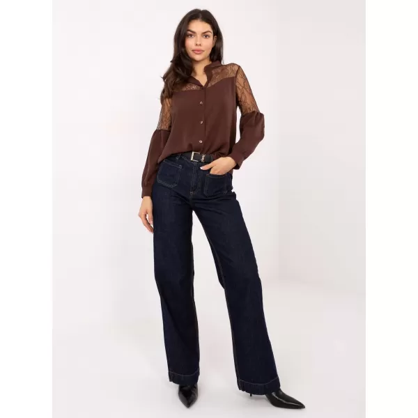  Dámská košile ITALY MODA MI-KS-3281.65 BROWN 