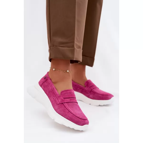  Dámské mokasíny VINCEZA 79626 FUCHSIA 