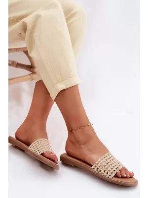 Dámské pantofle BOTO 26SD98-9832 BEIGE