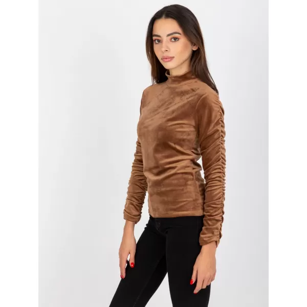  Dámská halenka RUE PARIS RP-BZ-8181.45P BROWN 