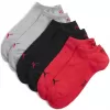 Ponožky PUMA UNISEX SNEAKER PLAIN 3P 93862401 BLACK/RED