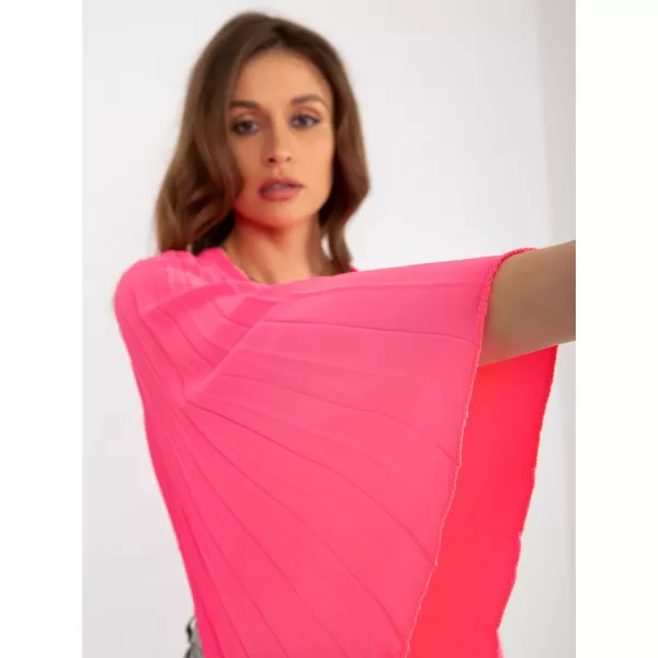  Dámská halenka ITALY MODA DHJ-BZ-16503.30X FLUO PINK 