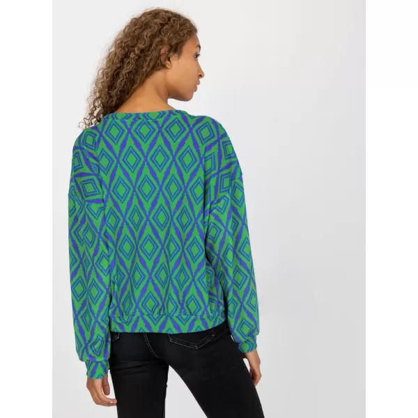  Dámská mikina RUE PARIS RV-BL-8188.50 GREEN 