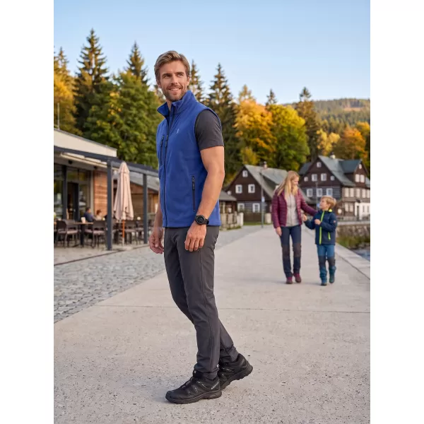  Pánská fleece vesta ALTISPORT ALM002525 KRÁLOVSKÁ MODRÁ 