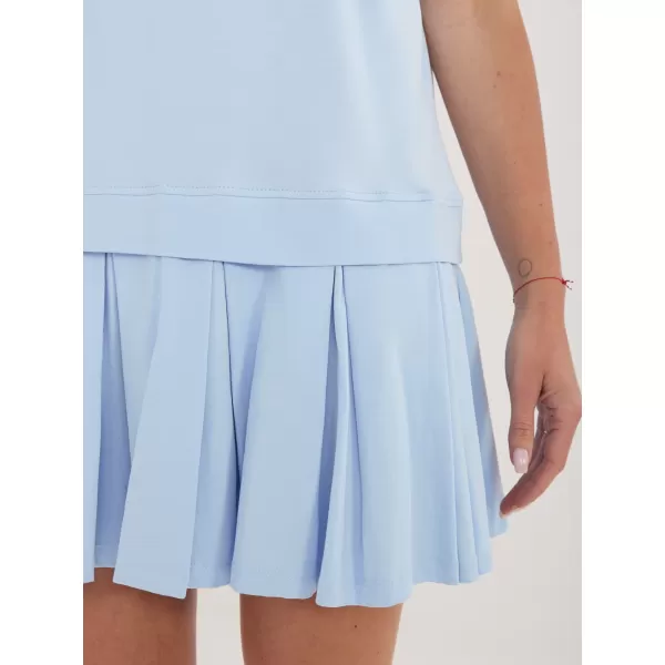 Dámské šaty RUE PARIS RV-SK-A1229.10P LIGHT BLUE 