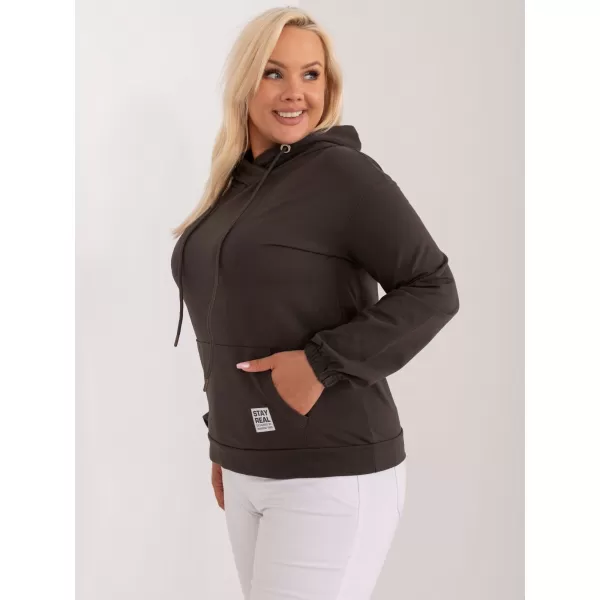  Dámská mikina RELEVANCE RV-BL-8655-1.13X DARK KHAKI 