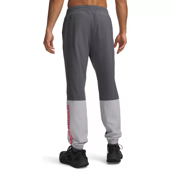  Pánské sportovní kalhoty UNDER ARMOUR UA TECH UTILITY WOVEN PANT 6013802-025 ŠEDÁ 