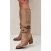 Dámské kozačky BOTO 6557 BEIGE