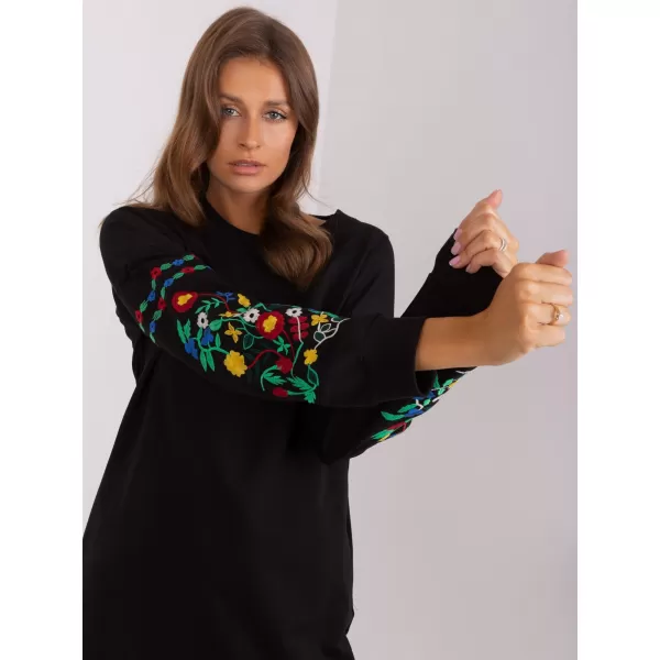  Dámské šaty RUE PARIS RV-SK-8979.94P BLACK 
