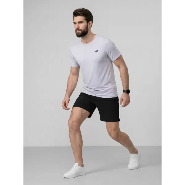  Pánské triko 4F 4FWAW25TTSHM2373 OFF WHITE 