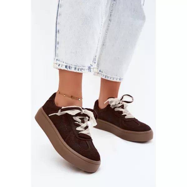  Dámské tenisky BIG STAR SHOES UU274004 BROWN 