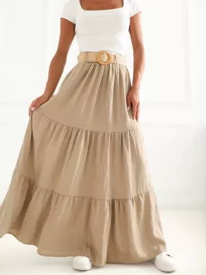 Dámská sukně ITALY MODA MO-SD-25013.27 CAMEL