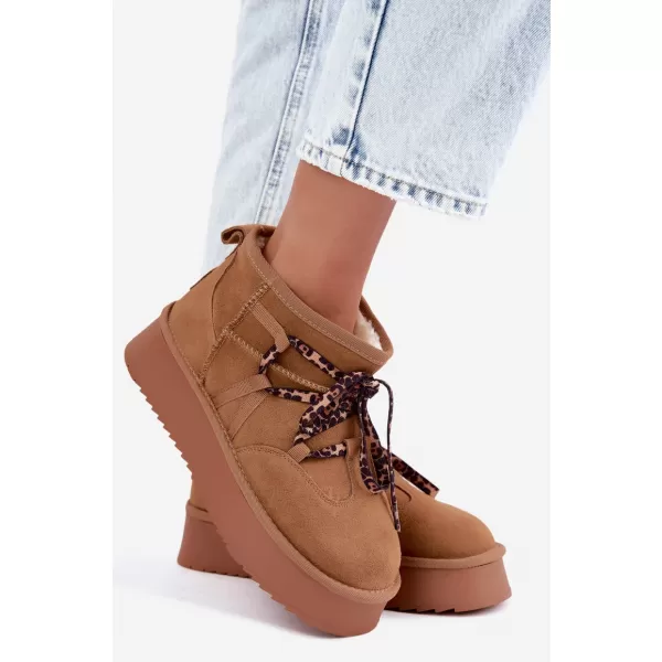  Dámské sněhule GOE UU2N4920 CAMEL 