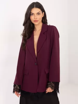 Dámské sako ITALY MODA IT-MA-FL9916-1.07P DARK RED