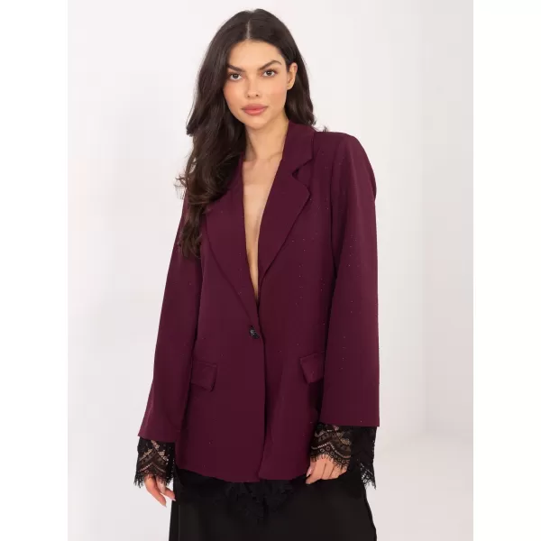  Dámská bunda ITALY MODA IT-MA-FL9916-1.07P DARK RED 