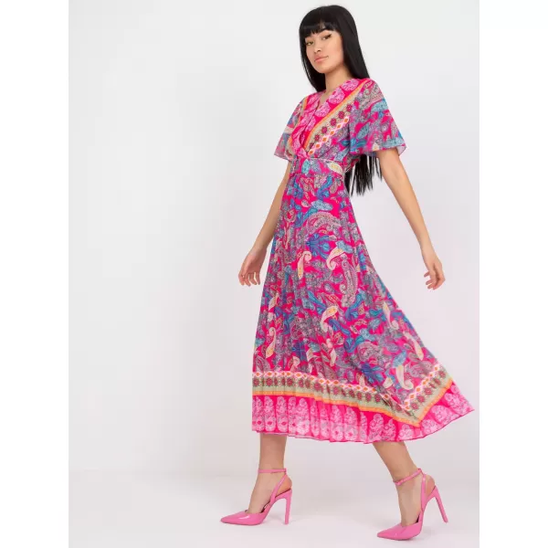  Dámské šaty ITALY MODA DHJ-SK-11331-3.61 DARK PINK 